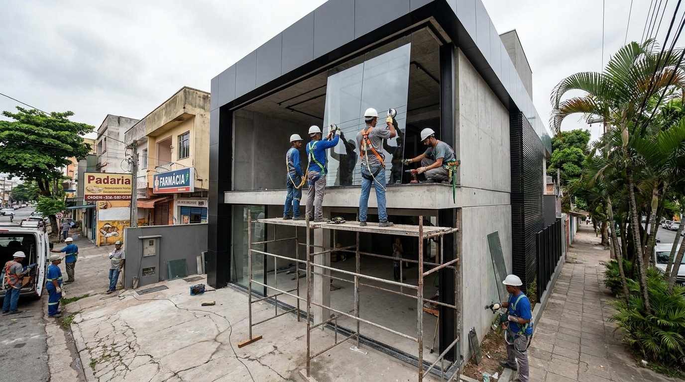 Fachadas para Lojas e Empresas em Belo Horizonte‑MG