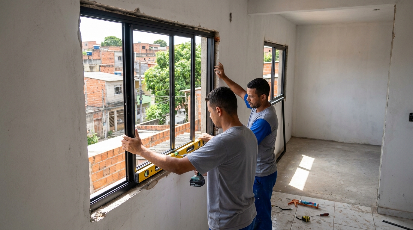 Produção de Portas e Janelas em Belo Horizonte‑MG