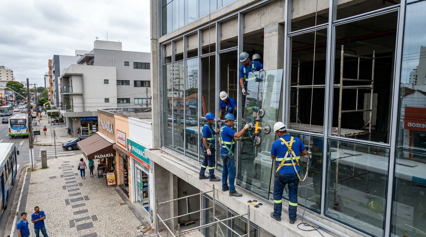 Fachada de Vidro em Belo Horizonte‑MG